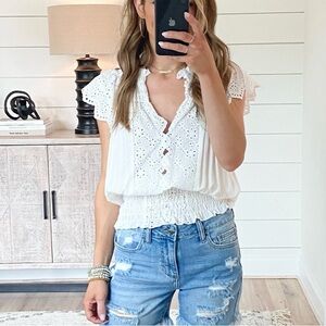 Allie Rose Eyelet Top from Talulah